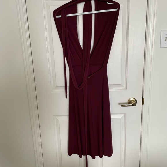 Arroh & Bow Infinity Dress Burgundy - Picture 5 of 9